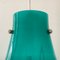 Opaline Aquamarine Glass Pendant Lamp 7