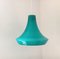 Opaline Aquamarine Glass Pendant Lamp 1