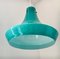 Opaline Aquamarine Glass Pendant Lamp 2