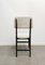 Wood & Striped Velvet Dining Chairs and attributed to Edmondo Palutari for Dassi, Italy, 1950s Set of 4 9