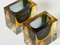 Cuencos pequeños de cristal de Murano facetado de Flavio Poli para Seguso, años 60. Juego de 2, Imagen 5