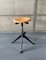 Vintage Stool in Metal and Wood by Jean Prouvé, 1950 1