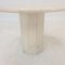 Italian Carrera Marble Side Tables, 1980s, Set of 3 12