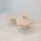 Italian Carrera Marble Side Tables, 1980s, Set of 3, Image 5