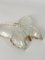Glass Butterfly Ashtray or Vide Poche with Gilt Decor Pattern, 1980s 6