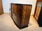Large French Art Deco Sideboard in Walnut Veneer & Black Lacquer, 1930s 16