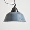 Hungarian Industrial D Pendant Light, 1950s, Image 1