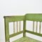 Hungarian Pale Green Settle Bench, 1920s, Set of 2, Image 4