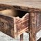 Table Console U en Orme Rustique, 1920s 5