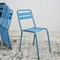French Blue Tolix Chair, 1960s 1
