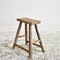 Rustic Elm AQ Stool, 1920s 1