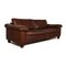Brown Leather Diego 3-Seater Sofa from Machalke 7