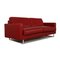 Red Leather 2-Seater Sofa from Christine Kröncke 8