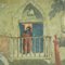 Rodolfo Paoletti, Venetian House Scene, Oil on Plywood, 20th Century, Framed 4