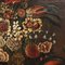 Ecole d'Artiste, Italie, Nature Morte avec Fleurs, Fruits et Chardonneret, 1700s, Huile sur Toile, Encadrée 5