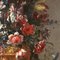 Artiste de l'École Romaine, Nature Morte avec Fleurs, 1700s, Huile sur Toile, Encadrée 5