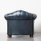 Midnight Blue Westminster Springvale Chesterfield Armchair, 2010s 4