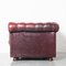 Red Chesterfield Armchair, 1950s 4
