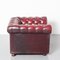 Red Chesterfield Armchair, 1950s 6