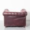 Red Chesterfield Armchair, 1950s 5