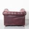 Red Chesterfield Armchair, 1950s, Image 5
