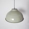 Sage Green Enamel Hanging Lamp, 1950s 5