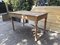 Table Painted in Light Beige with Drawer, Early 1900s 2