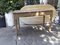 Table Painted in Light Beige with Drawer, Early 1900s, Image 1