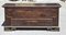 Walnut Chest with Drawer, Decorative Frames and Latches, 1800s 1