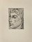 Raymond Veysset, Portrait, Original Radierung, Mitte 20. Jh 1