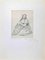 Raymond Balze, Woman, Original Pencil Drawing, Mid-19th Century 2