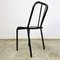 Industrial Chairs in Black Steel, 1930s, Set of 5 7