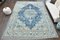 Vintage Turkish Blue Wool Area Rug, 1960s 1