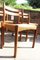 Danish Dining Chairs in Teak and Papercord from Jorgen, 1960s, Set of 4 9