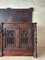 Antique Neo-Gothic French Cabinet in Hand Carved Oak, 1870, Image 12