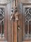 Antique Neo-Gothic French Cabinet in Hand Carved Oak, 1870, Image 11