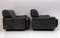 Set of Mid-Century Modern Armchairs in Real Leather from Busnelli, Italy, 1970 6