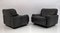 Mid-Century Modern Armchairs in Real Leather from Busnelli, Italy, 1970, Set of 2, Image 2