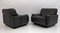 Set of Mid-Century Modern Armchairs in Real Leather from Busnelli, Italy, 1970 2