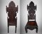 Antike anglo-indische Stühle, 1890er, 2er Set 4