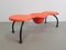 Vintage Red Tubular PS Bench by Eva & Peter Moritz from Ikea, 1980s 5