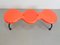 Vintage Red Tubular PS Bench by Eva & Peter Moritz from Ikea, 1980s 7