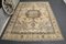 Vintage Turkish Yellow Wool Area Rug 1