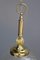 Round Pendant Lamp in Murano and Brass from Venini, 1950s 10