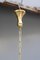 Round Pendant Lamp in Murano and Brass from Venini, 1950s 9
