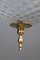 Round Pendant Lamp in Murano and Brass from Venini, 1950s 8