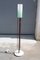 Lámpara de pie minimalista de latón, vidrio y acrílico con base de mármol de Stilux Milano, años 50, Imagen 1