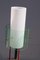Lámpara de pie minimalista de latón, vidrio y acrílico con base de mármol de Stilux Milano, años 50, Imagen 11