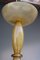 Lampadario in vetro opalino ambrato e bianco di Fratelli Toso, anni '30, Immagine 8