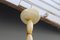 Amber & White Opaline Murano Glass Chandelier from Fratelli Toso, 1930s, Image 12